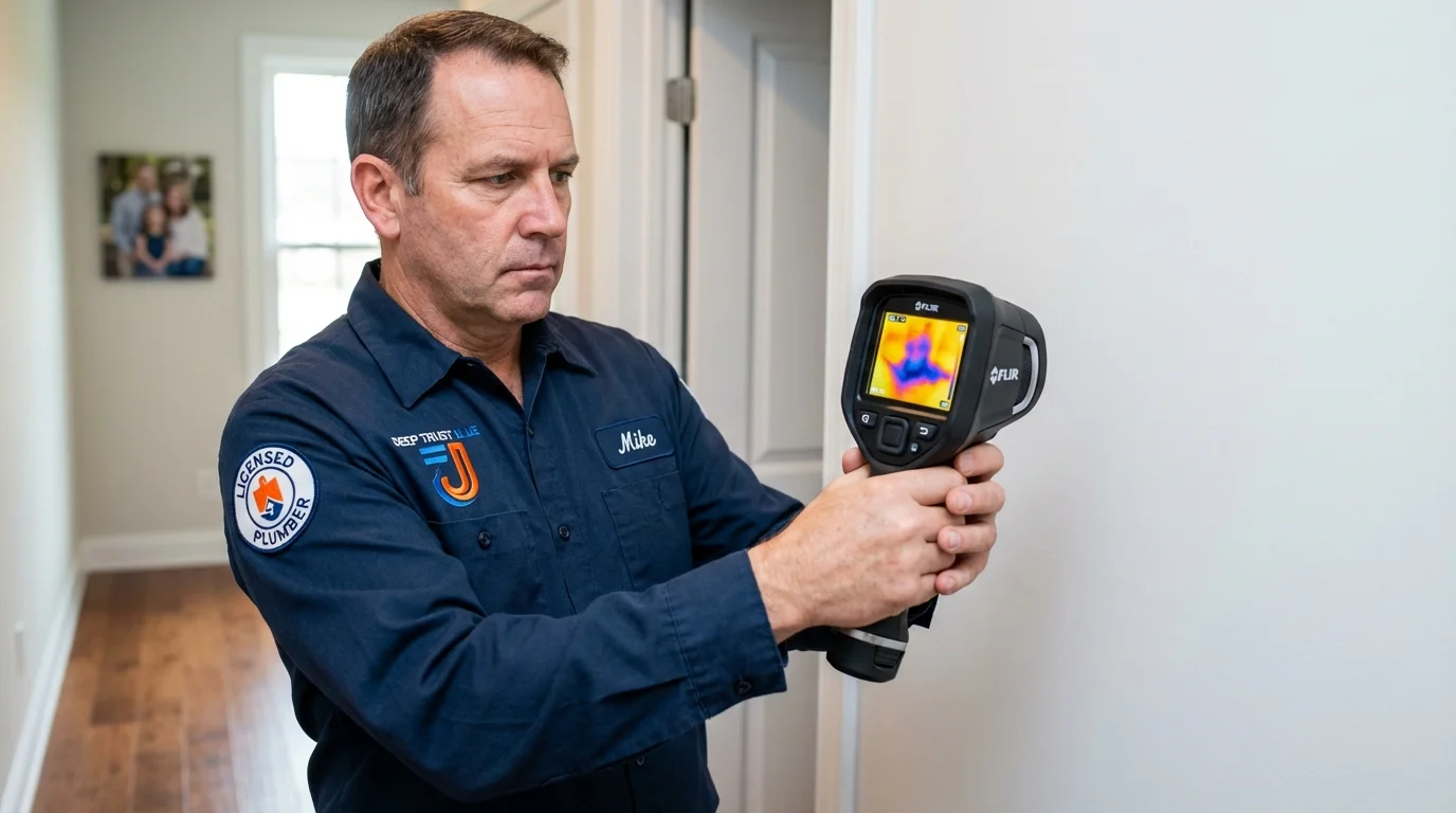 Thermal imaging leak detection by Johns Plumbing LLC in Saint Clair Shores